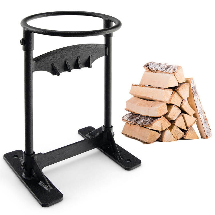 Firewood Kindling Splitter with Sharply Blade for Fireplace BBQCostway Gallery View 7 of 10