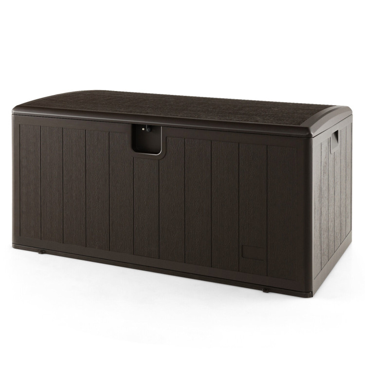 130 Gallon Patio All Weather Storage Container with Lockable Lid - Gallery View 1 of 11