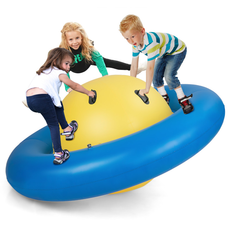 7.5 Foot Giant Inflatable Dome Rocker Bouncer with 6 Built-in Handles for Kids - Gallery View 3 of 10