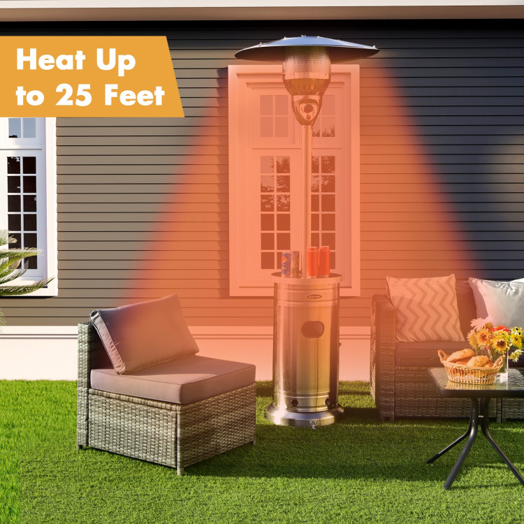 48000 BTU Patio Heater with Simple Ignition SystemCostway Gallery View 8 of 11