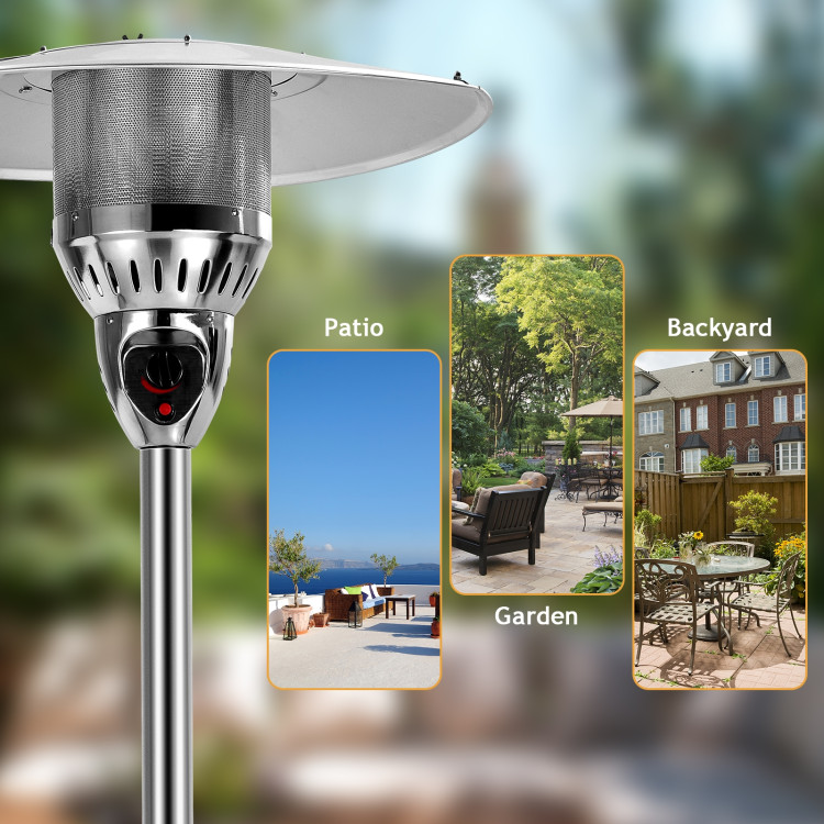 48000 BTU Patio Heater with Simple Ignition SystemCostway Gallery View 10 of 11