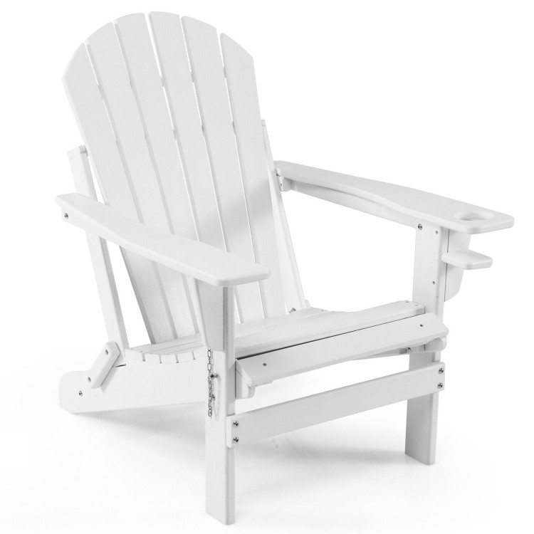 Costway 23 in. x 32 in. Outdoor Adirondack Chair Cushion High Back