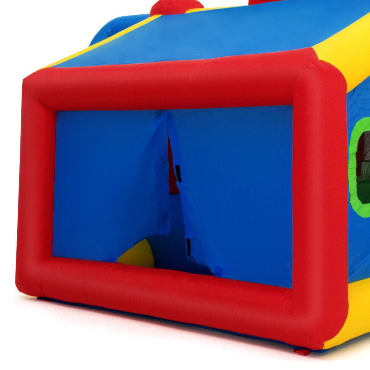 Inflatable Bounce House Kids Slide Jumping Castle without BlowerCostway Gallery View 14 of 14