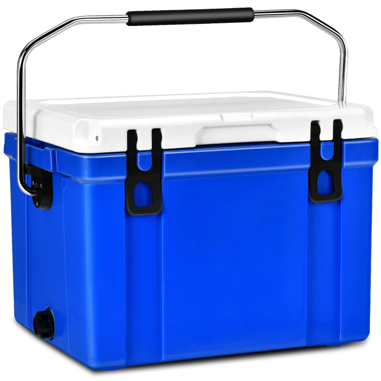 26 Quart Portable Cooler with Food Grade Material-BlueCostway Gallery View 1 of 15