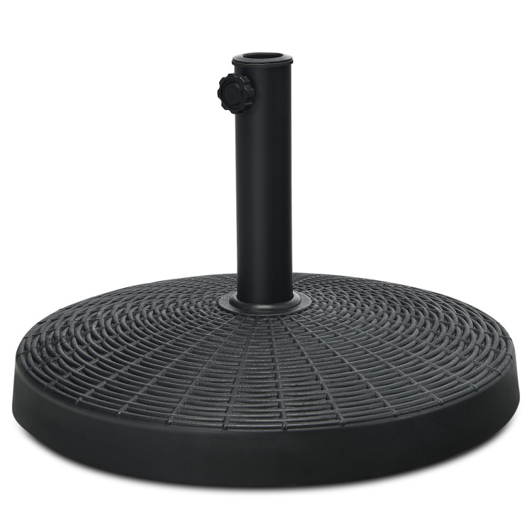 49 LBS Patio Resin Umbrella Base Stand for OutdoorCostway Gallery View 1 of 12