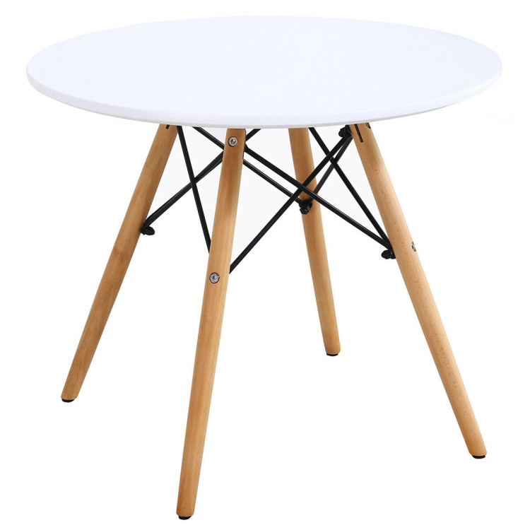 Kid's Modern Dining Table Set with 2 Armless ChairsCostway Gallery View 11 of 12