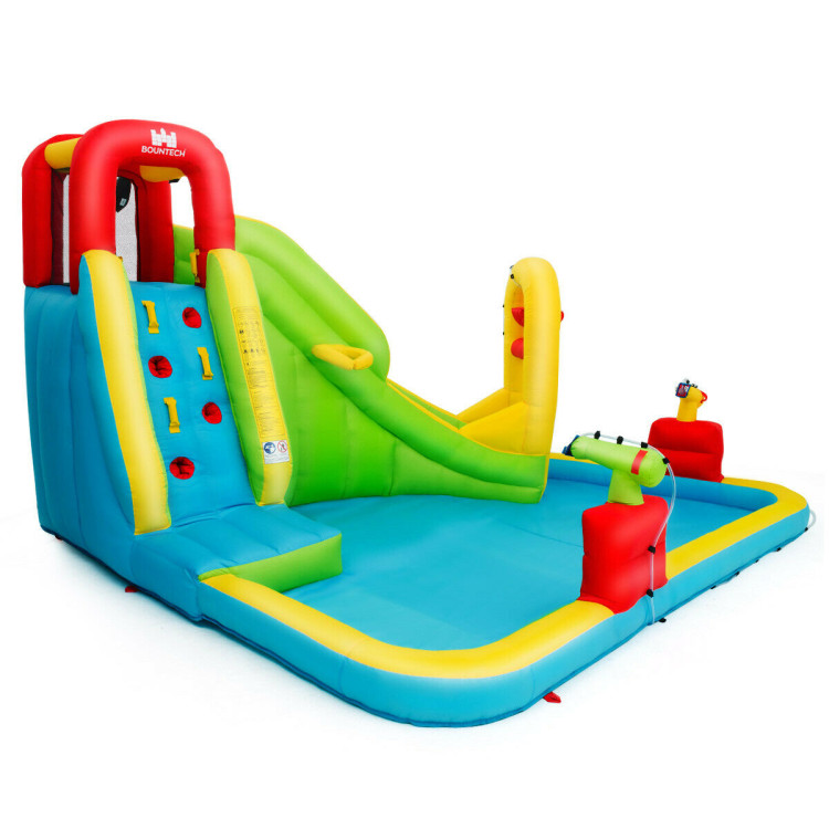 Outdoor Inflatable Water Bounce House with 480W BlowerCostway Gallery View 4 of 5