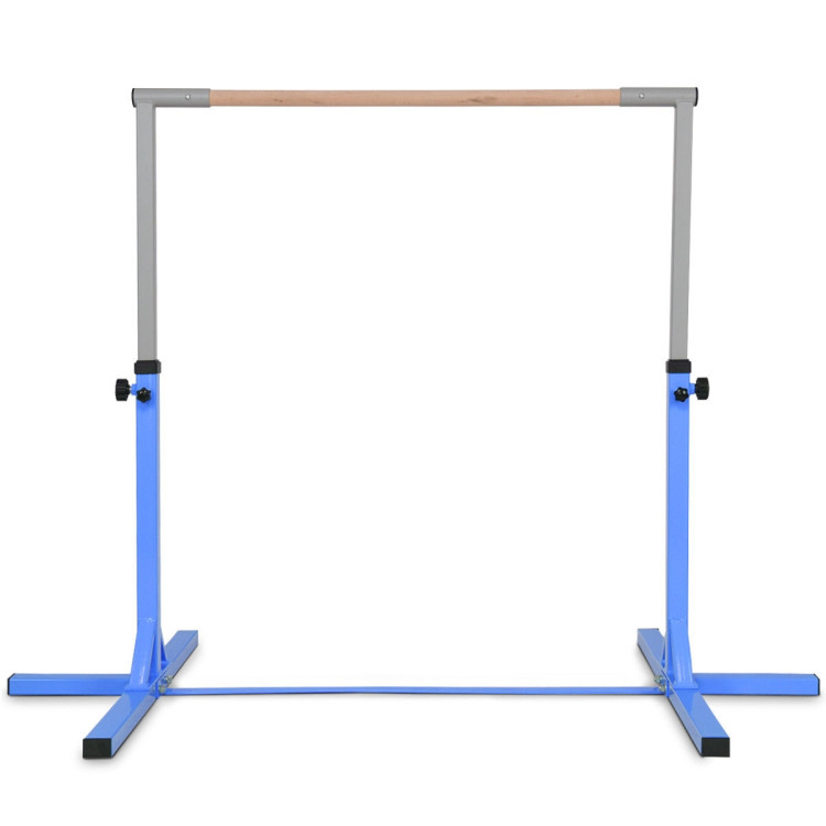 Adjustable Gymnastics Horizontal Bar for Kids-BlueCostway Gallery View 10 of 11