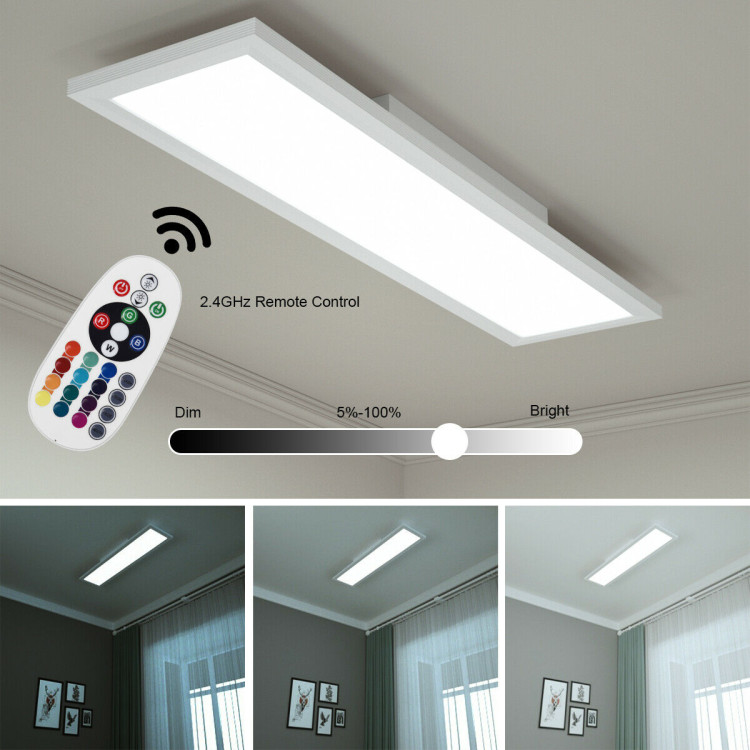 18W RGB LED Ceiling Light with Remote ControlCostway Gallery View 8 of 9