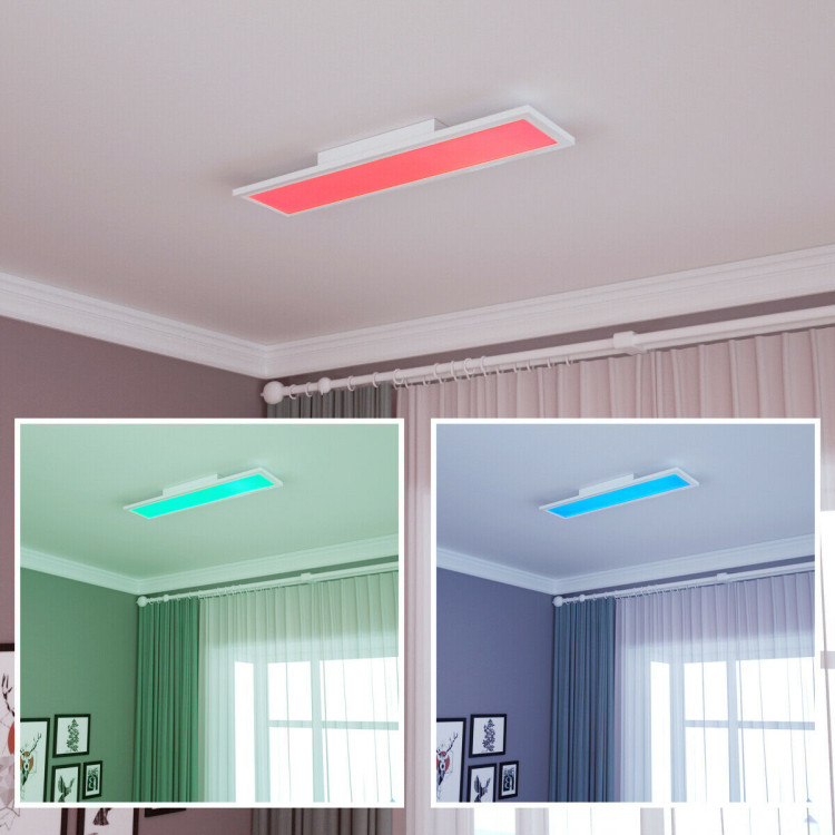 18W RGB LED Ceiling Light with Remote ControlCostway Gallery View 9 of 9