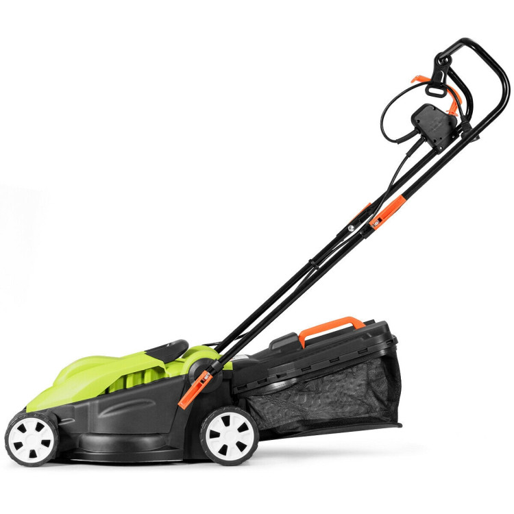 14-Inch 12 Amp Lawn Mower with Folding Handle Electric PushCostway Gallery View 4 of 12