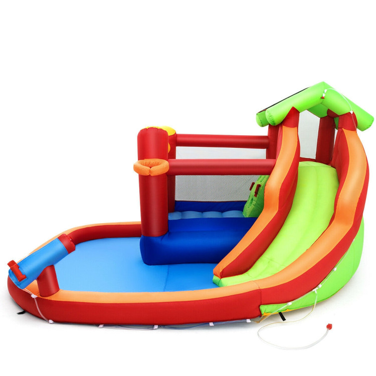 Inflatable Slide Bouncer and Water Park Bounce House Without BlowerCostway Gallery View 8 of 12