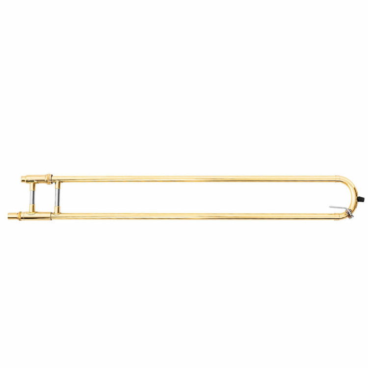 B Flat Trombone Golden Brass with MouthpieceCostway Gallery View 12 of 12