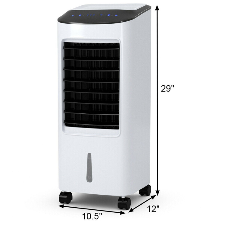 Tragbare Klimaanlage mit 2,75 KW Leistung 4-in-1-Raumkühler mit  integriertem Luftentfeuchter - Costway