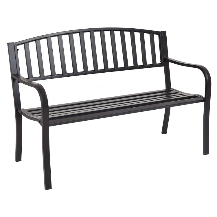 50 Inch Patio Garden Bench Loveseats for OutdoorCostway Gallery View 1 of 12