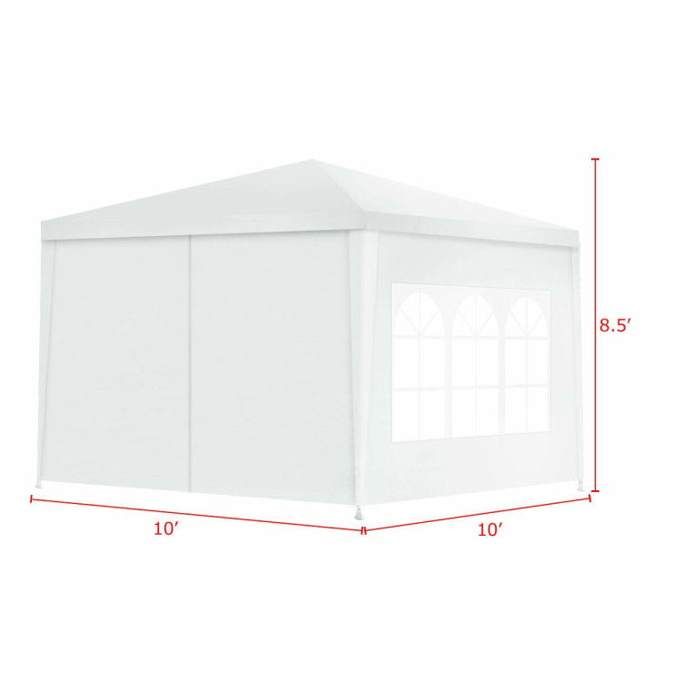 10 x 10 Feet Outdoor Side Walls Canopy TentCostway Gallery View 4 of 9
