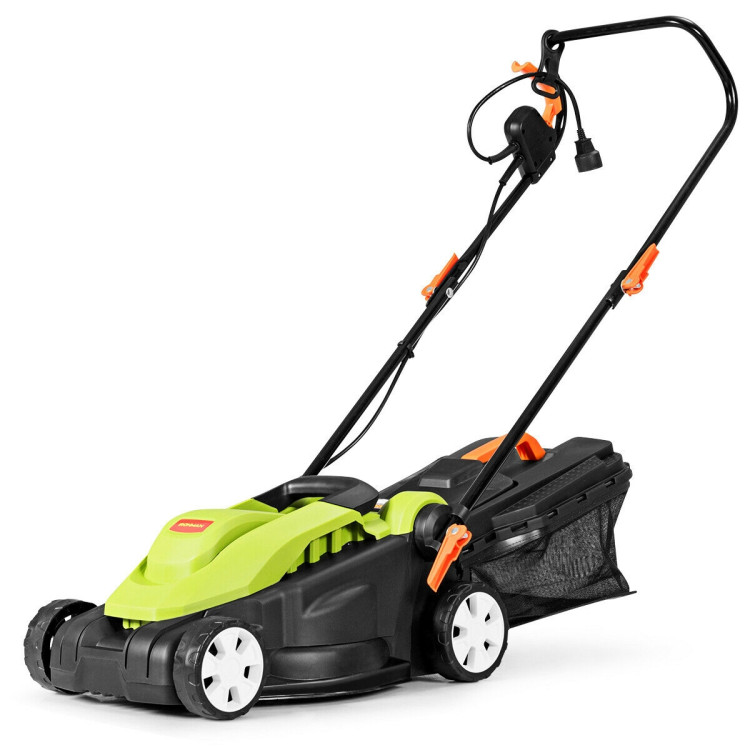 14-Inch 12 Amp Lawn Mower with Folding Handle Electric PushCostway Gallery View 7 of 12