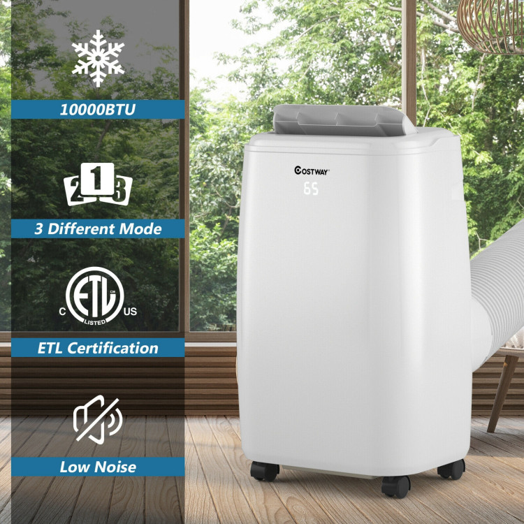 10000 BTU Portable Air Conditioner with Remote ControlCostway Gallery View 2 of 12