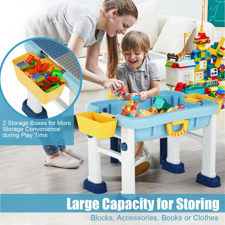 6-in-1 Kids Activity Table Set with ChairCostway Gallery View 8 of 11