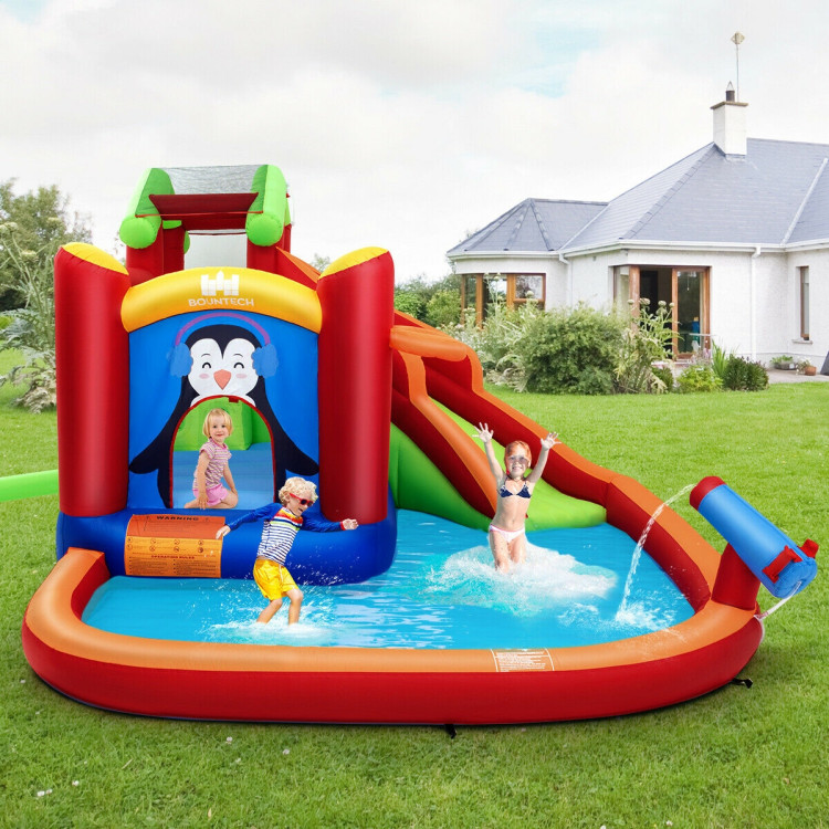 Inflatable Slide Bouncer and Water Park Bounce House Without BlowerCostway Gallery View 1 of 12