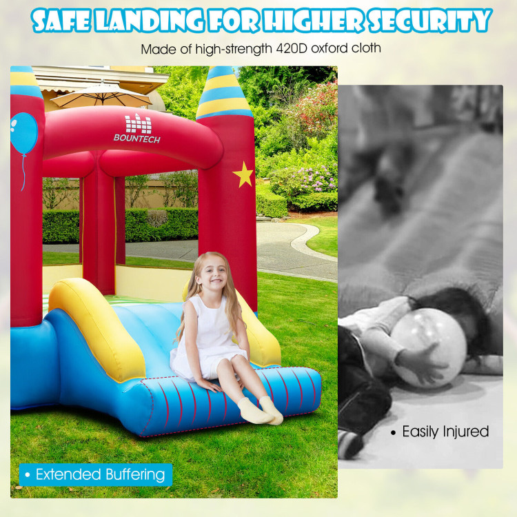 Kids Inflatable Bounce Castle Excluded BlowerCostway Gallery View 6 of 8