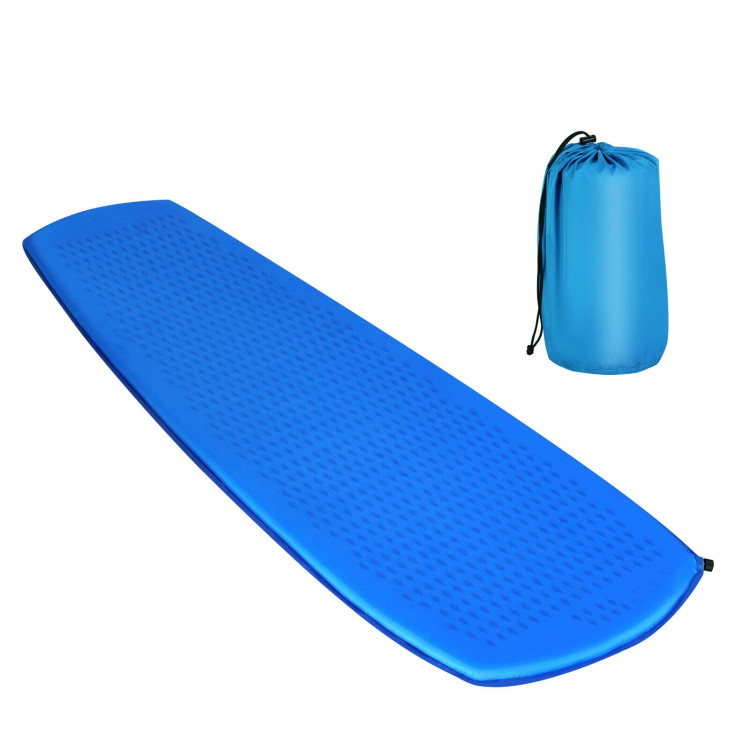 Inflatable Sleeping Pad with Carrying Bag-BlueCostway Gallery View 1 of 10