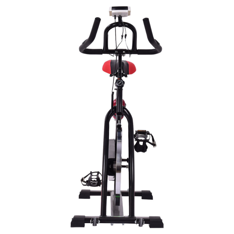 Household Adjustable Indoor Exercise Cycling Bike Trainer with Electronic MeterCostway Gallery View 10 of 10