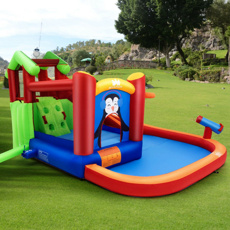 Inflatable Slide Bouncer and Water Park Bounce House Without BlowerCostway Gallery View 7 of 12