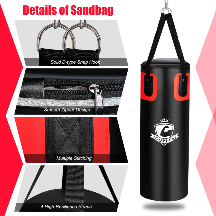 Filled Punching Bag Set for Adults- 56 lbsCostway Gallery View 5 of 12