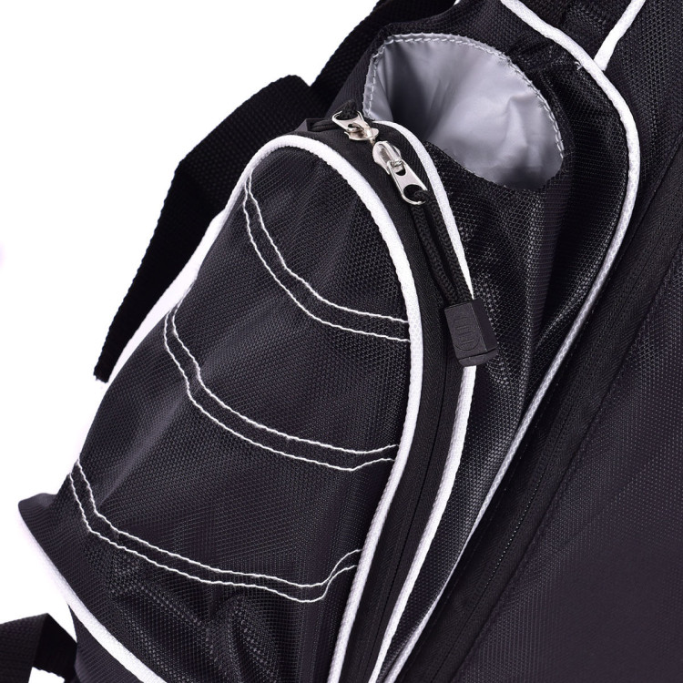 Golf Stand Cart Bag w/ 4 Way Divider Carry Organizer Pockets-BlackCostway Gallery View 6 of 9