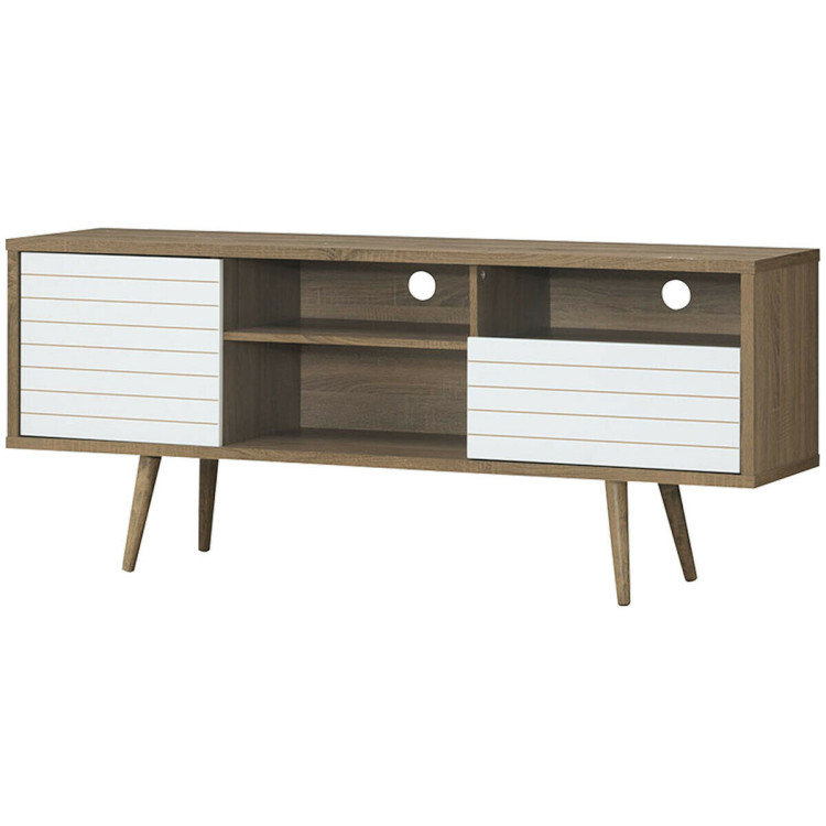 Mid-Century Modern TV Stand for TVs up to 65 InchCostway Gallery View 4 of 11