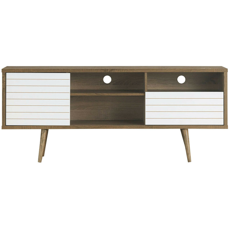 Mid-Century Modern TV Stand for TVs up to 65 InchCostway Gallery View 1 of 11