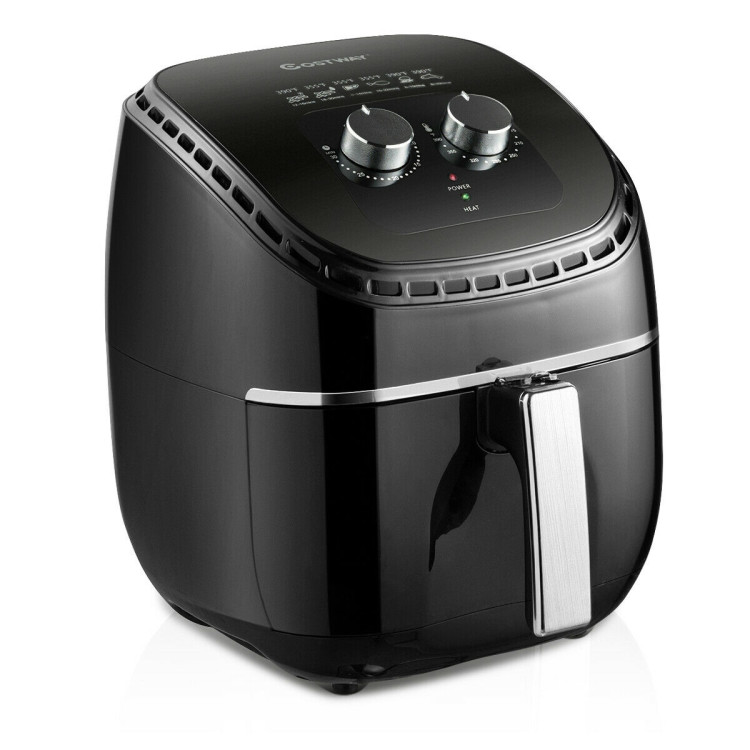 3.5 QT Electric 1300W  Hot Air Fryer with Timer& Temperature ControlCostway Gallery View 1 of 10