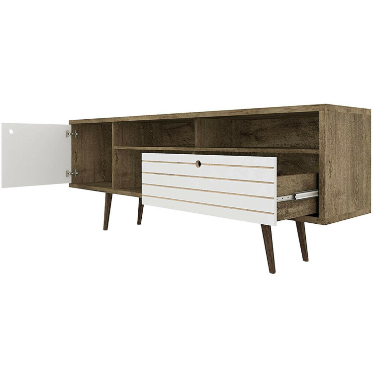 Mid-Century Modern TV Stand for TVs up to 65 InchCostway Gallery View 10 of 11