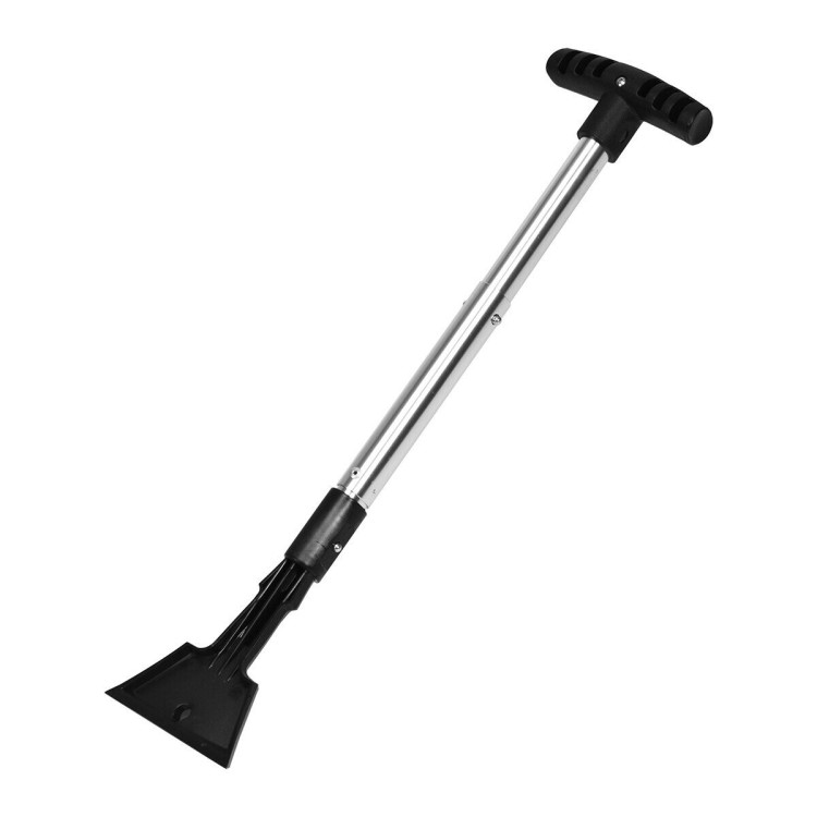 3-in-1 Snow Shovel with Ice Scraper and Snow BrushCostway Gallery View 9 of 12