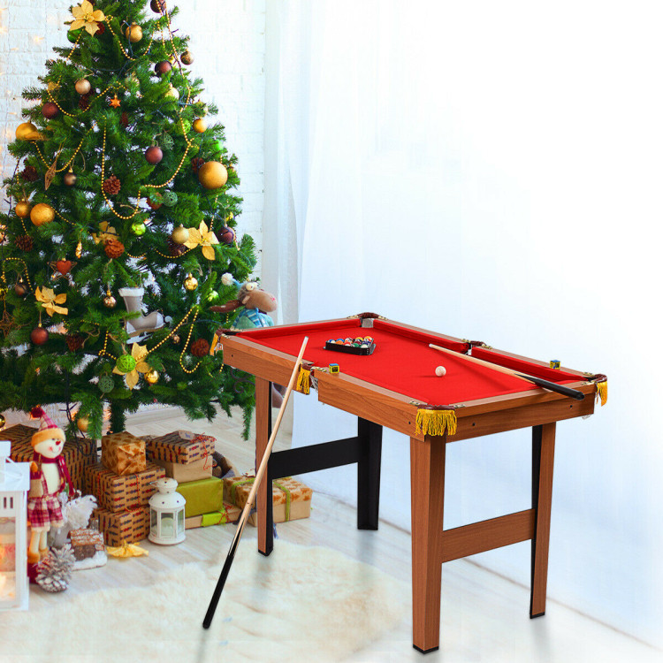 48" Mini Table Top Pool Table Game Billiard SetCostway Gallery View 3 of 10