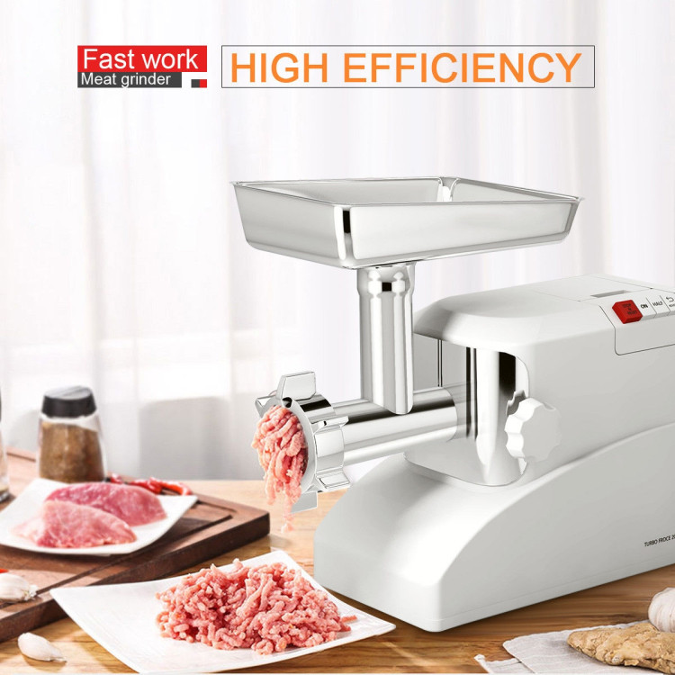 2000 W Electric Meat Grinder with 1 Blade and 3 PlatesCostway Gallery View 9 of 9