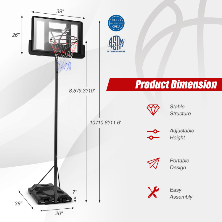 basketball backboard size / basketball backboard dimensions