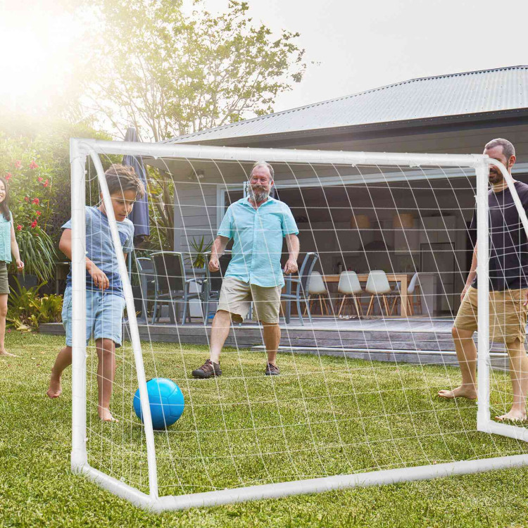 6 x 4 Feet Soccer Goal with Strong UPVC FrameCostway Gallery View 2 of 12