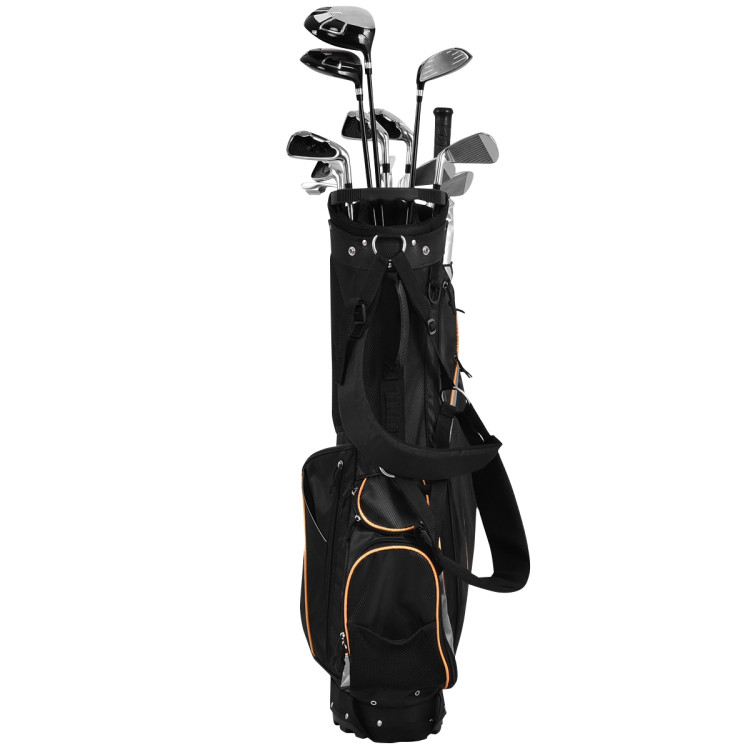 9 Inch Golf Stand Bag Divider Carry Pockets StorageCostway Gallery View 8 of 11
