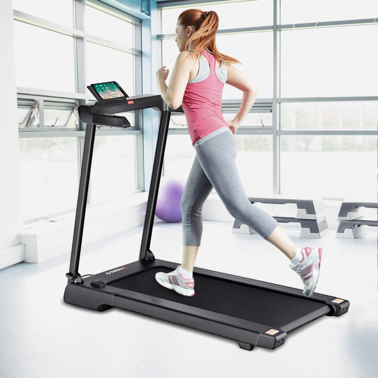 2.25 HP Folding Electric Treadmill with LED DisplayCostway Gallery View 2 of 21