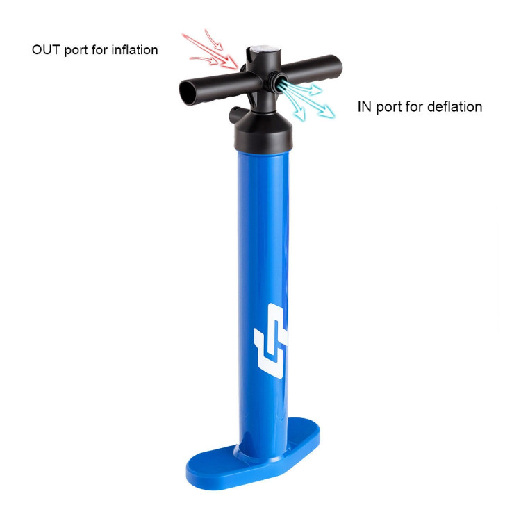 Double Action Manual inflation SUP Hand Pump with GaugeCostway Gallery View 8 of 12