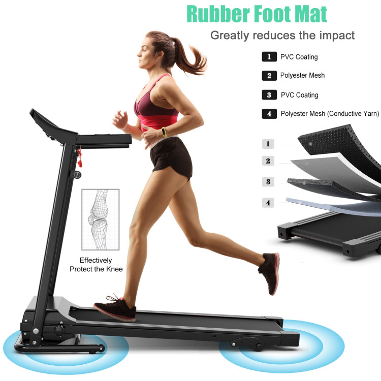 1.0 HP Foldable Treadmill Electric Support Mobile PowerCostway Gallery View 13 of 16
