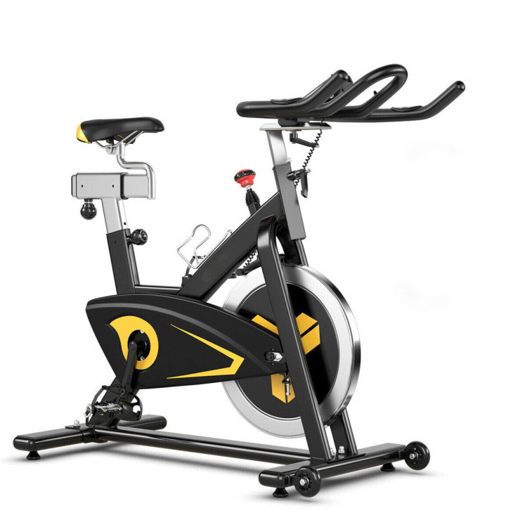 Magnetic Exercise Bike Fixed Belt Drive Indoor BicycleCostway Gallery View 1 of 12