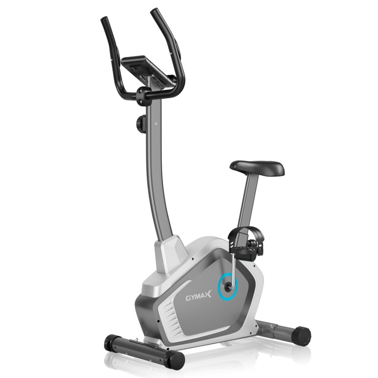 Magnetic Stationary Upright Cycling Bike with 8-Level ResistanceCostway Gallery View 4 of 12