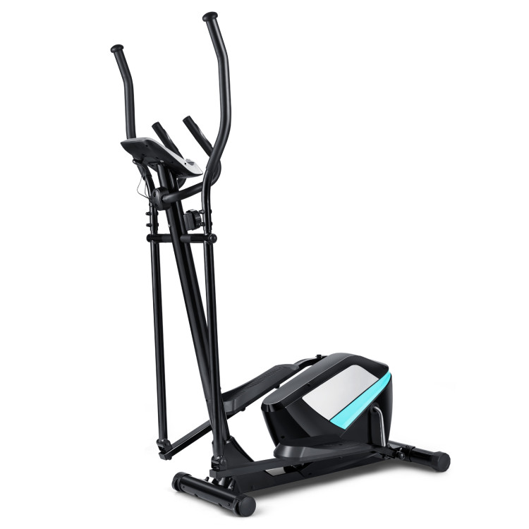 Magnetic Elliptical Machine Cross Trainer with Display Pulse Sensor 8-LevelCostway Gallery View 8 of 13