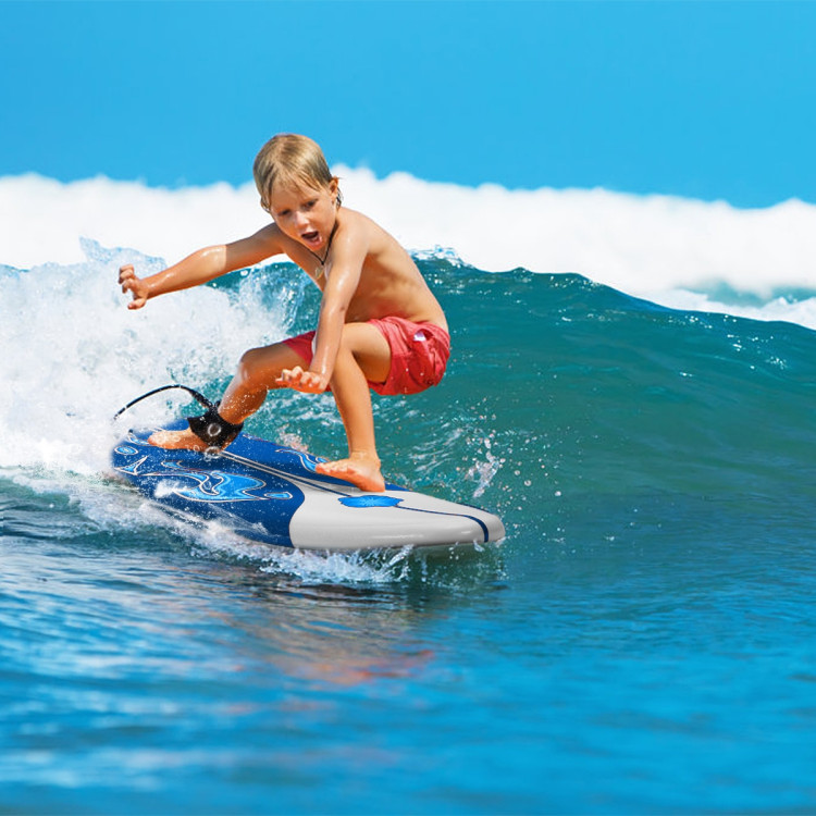 6 Feet Surf Foamie Boards Surfing Beach Surfboard - Costway