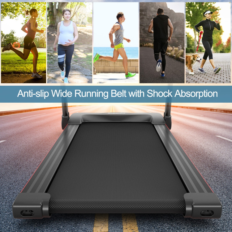 2.25HP Electric Folding Treadmill with HD LED Display and APP Control SpeakerCostway Gallery View 11 of 12