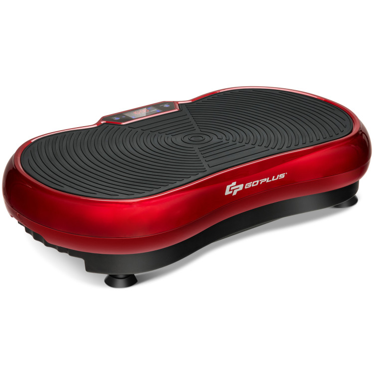 3D Vibration Plate Fitness Machine with Remote Control-RedCostway Gallery View 1 of 12