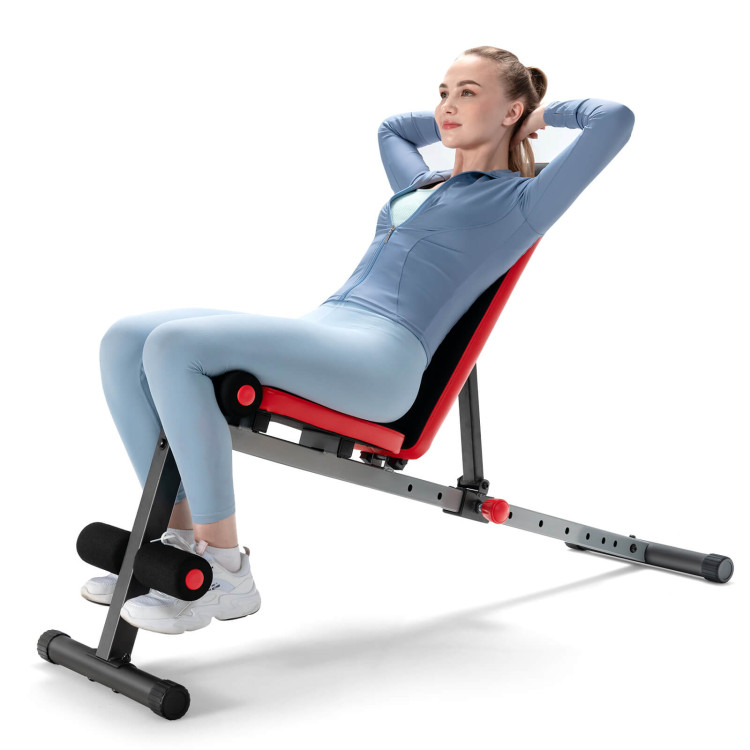 Multi-function Weight Bench with Adjustable BackrestCostway Gallery View 6 of 10